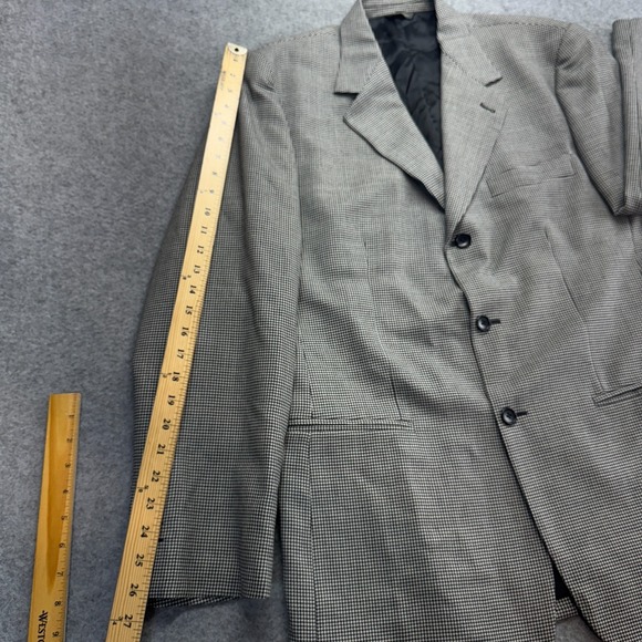 Banana‎ Republic Men's Blazer 42R Houndstooth Wool-Cashmere Italian Made Classic - Picture 8 of 8